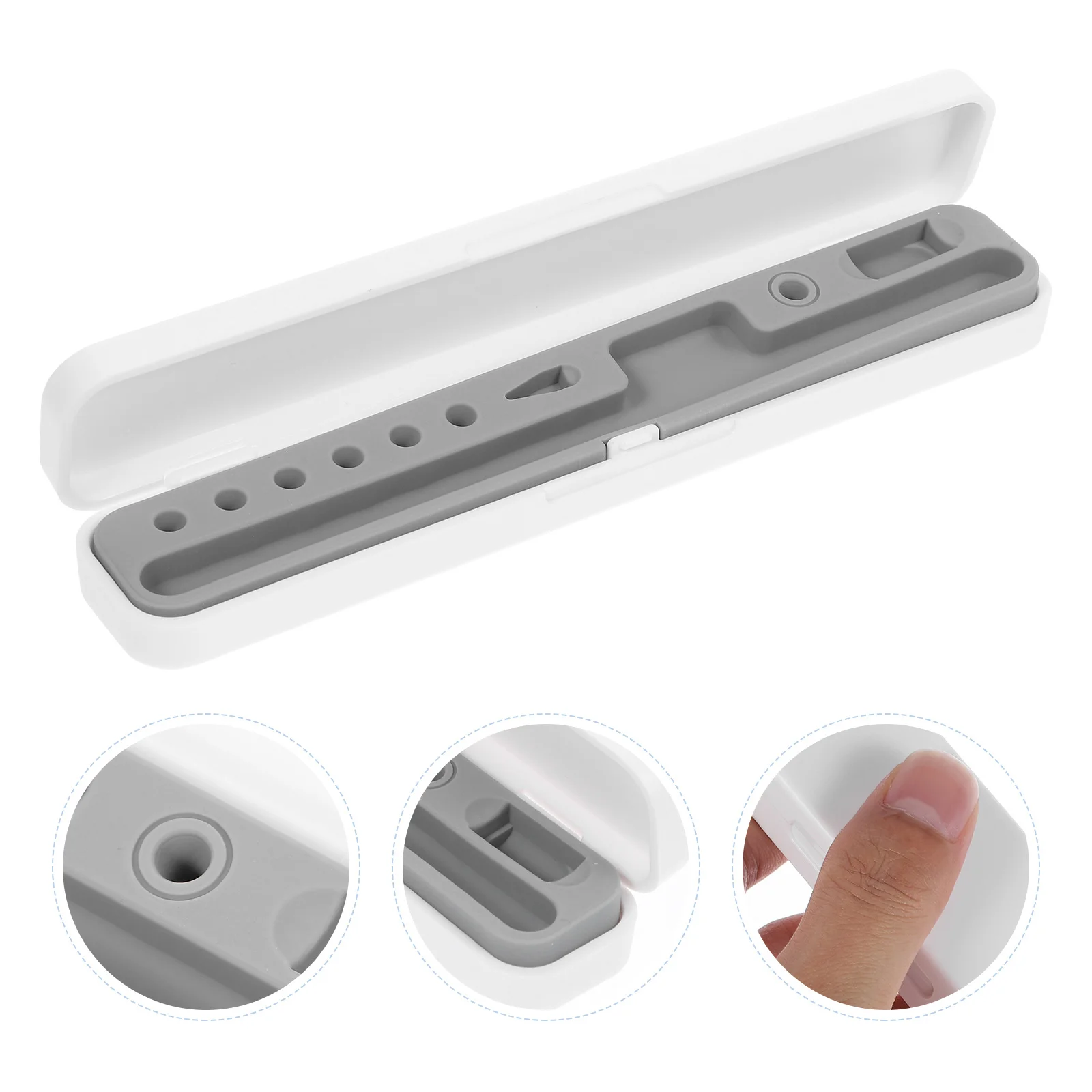 

Stylus Pen Organizer for Pencil 1 2 No Sleeve Protective Cover Soft Interior Nib Adapter Holder Stylus Pen Case