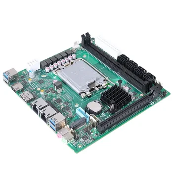 Zunsia NAS 보드, 12 세대, 13 세대, H670, Q670 칩셋, 2 * i226-V Lan NAS 스토리지 마더보드, 8 * SATA3.0, DDR5 NAS 서버, Itx 마더보드