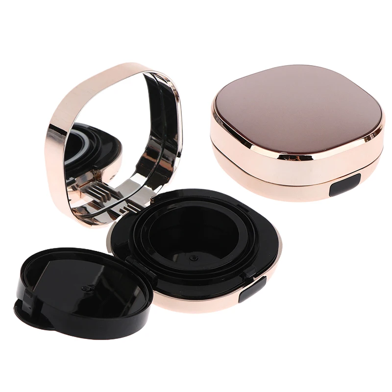 Fashionable Air Cushion Foundation DIY Box Mini Cute Empty Puff Box Portable Mirror For Bb Cream Cosmetic Makeup Case Container