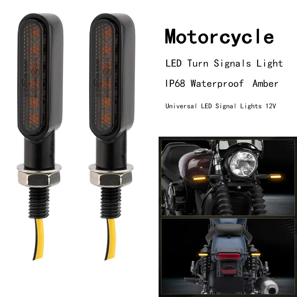 

Светодиодный мини-сигнал поворота для мотоцикла, 8 мм, 12 В