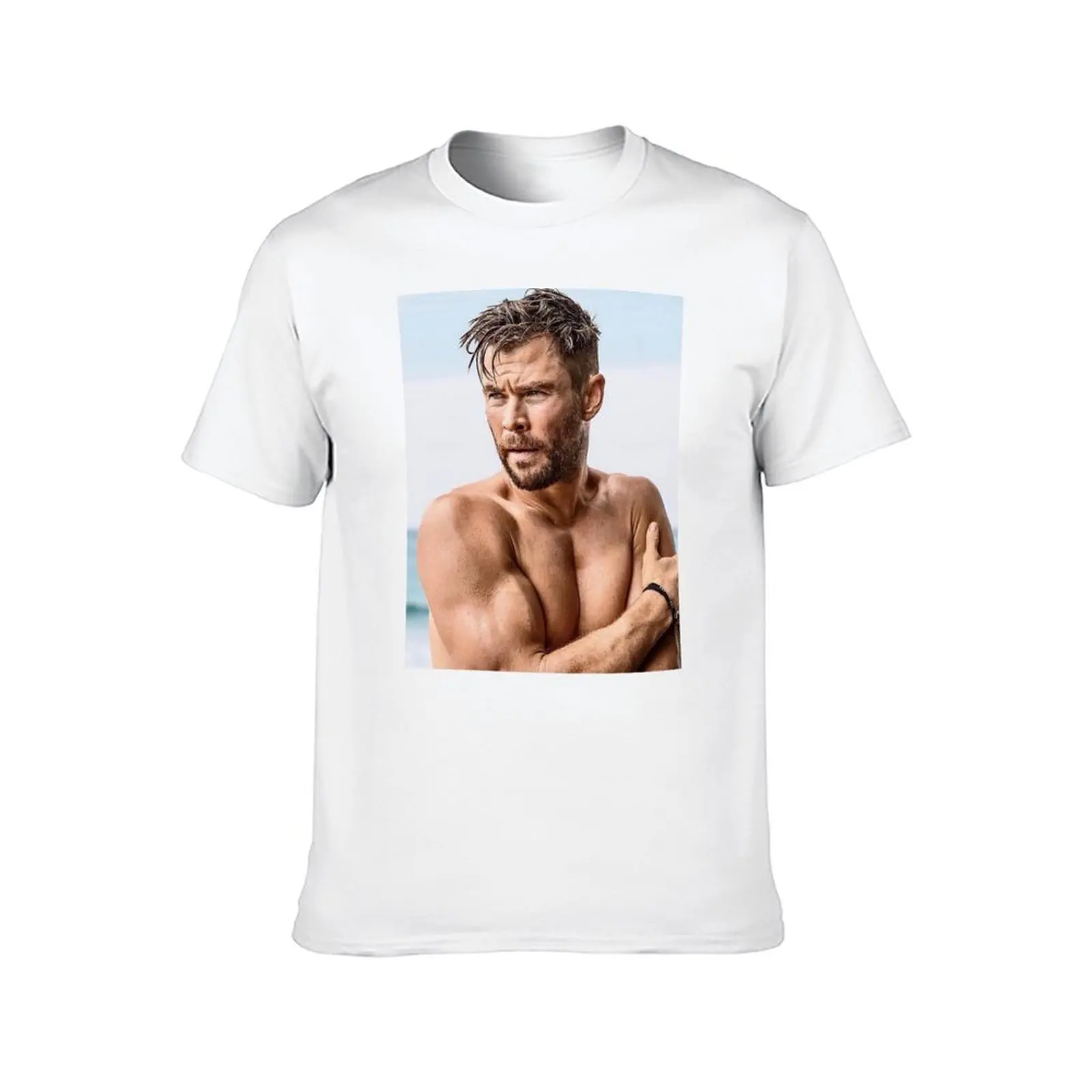 تي شيرت كريس هيمسوورث تي شيرت جرافيك للرجال تي شيرت فاخر #2