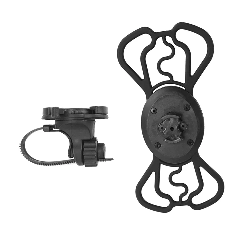 Quick-Release Silicone Bicycle Phone Holder Universal Bike Handlebar Magnetic Lock Mount Bracket Clip-B60B