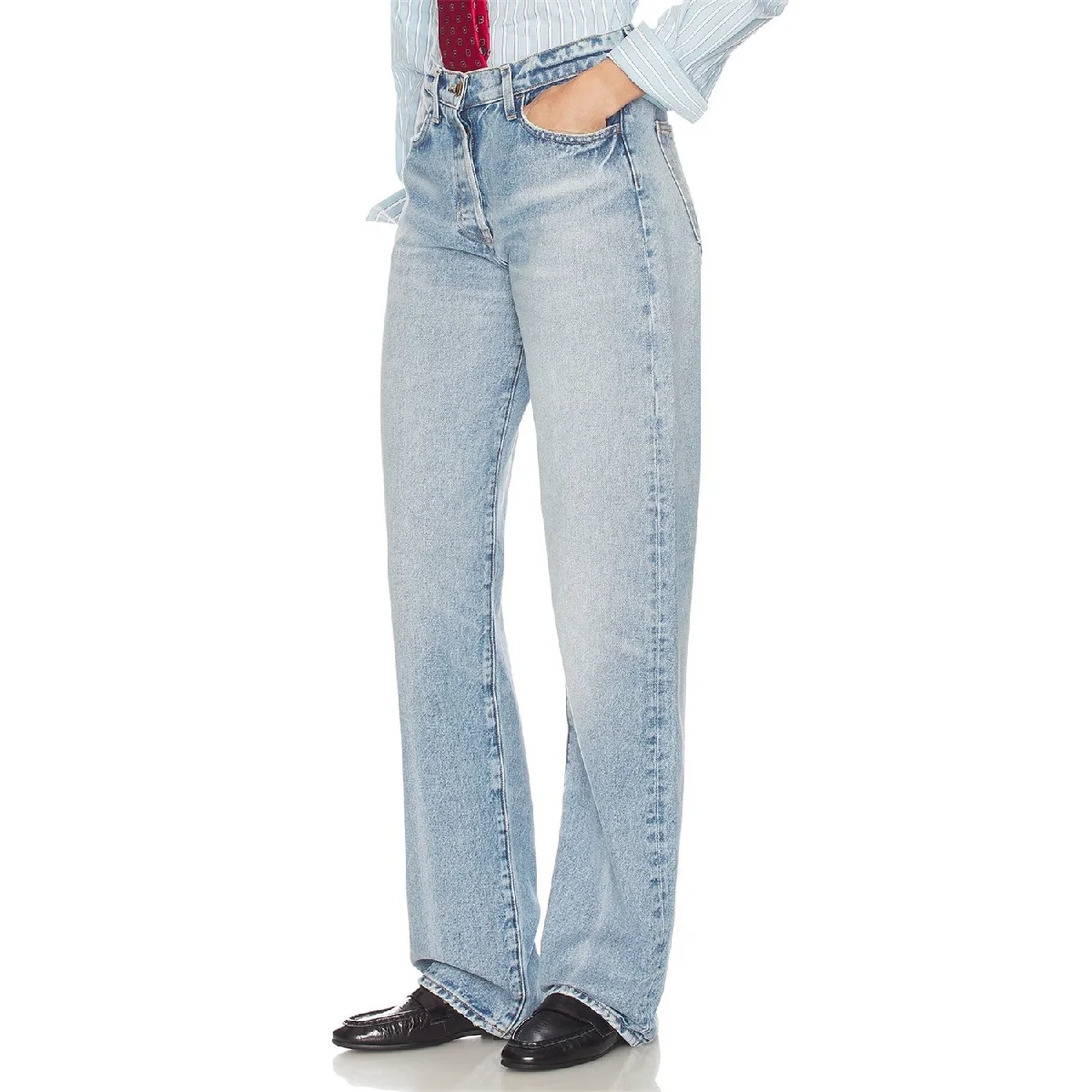 Winter 2026 Women's Jeans – 100% Cotton, Vintage-Style Distressed Wash, High-Waisted, Y2K-Inspired, Trendy & Versatile bra