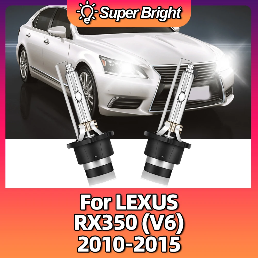 

6000K High Bright Light Auto 12V 35W Headlight D4S HID Xenon Bulbs Headlamps For LEXUS RX350 (V6) 2010 2011 2012 2013 2014 2015