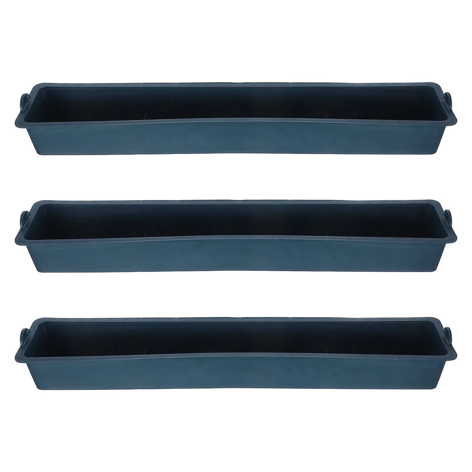 

3pcs Anti-Spill Chicken Feeder Blue Poultry Food Basin Hanging Cage Accessory For Chickens Ducks Quail Farm Pet Use