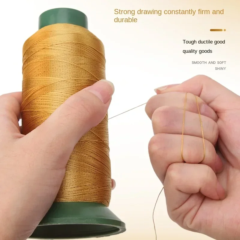 Sewing Machine Thread Large Roll Sofa Handmade Nylon Rope High-strength Silk Light Leather Silk Cords Jeans Thick Yarn