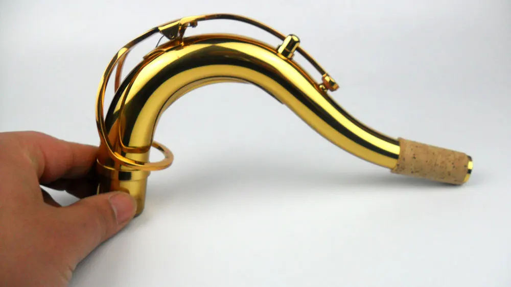 

Tenor Saxophone Neck Brass Paint Gold Bb Sax Parts Accessories