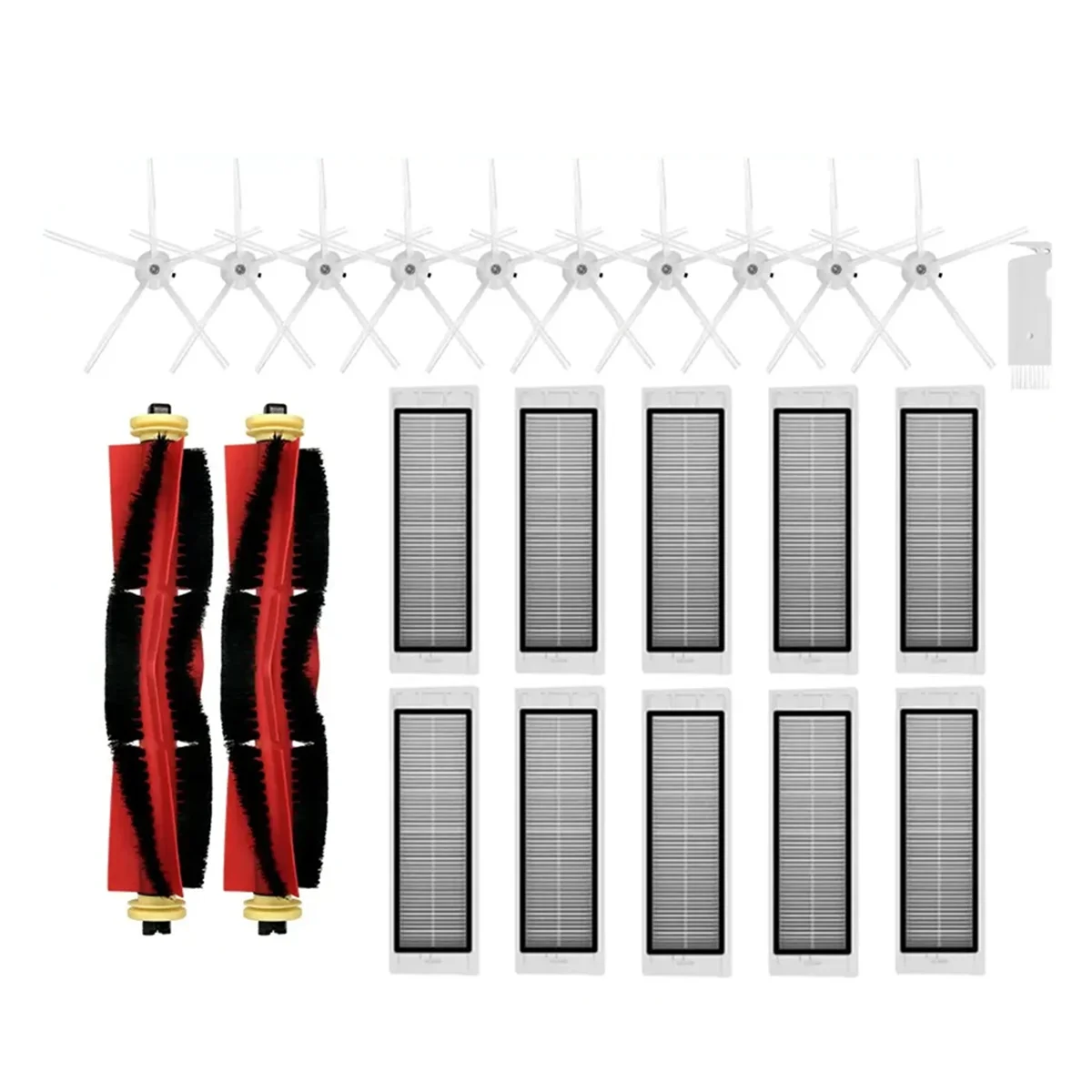 

For Xiaomi Mijia 1St Gen / 2 / 1S / SDJQR01RR / SDJQR02RR / Roborock S5 Max / S6 MaxV / E4 Main Side Brush Filter Parts