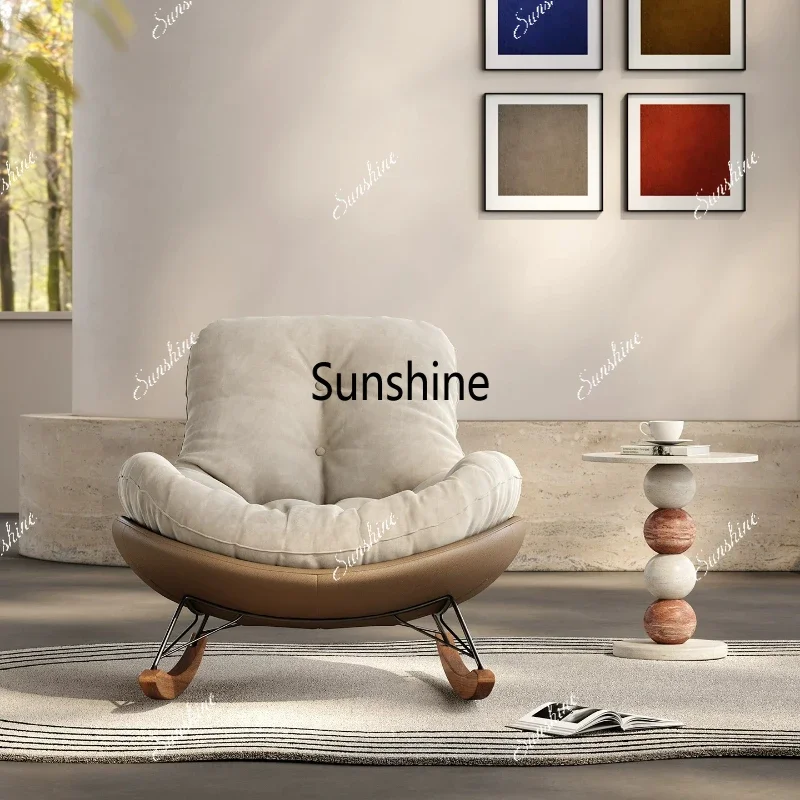 Italian light luxury lazy leisure recliner modern simple single sofa chairTJ