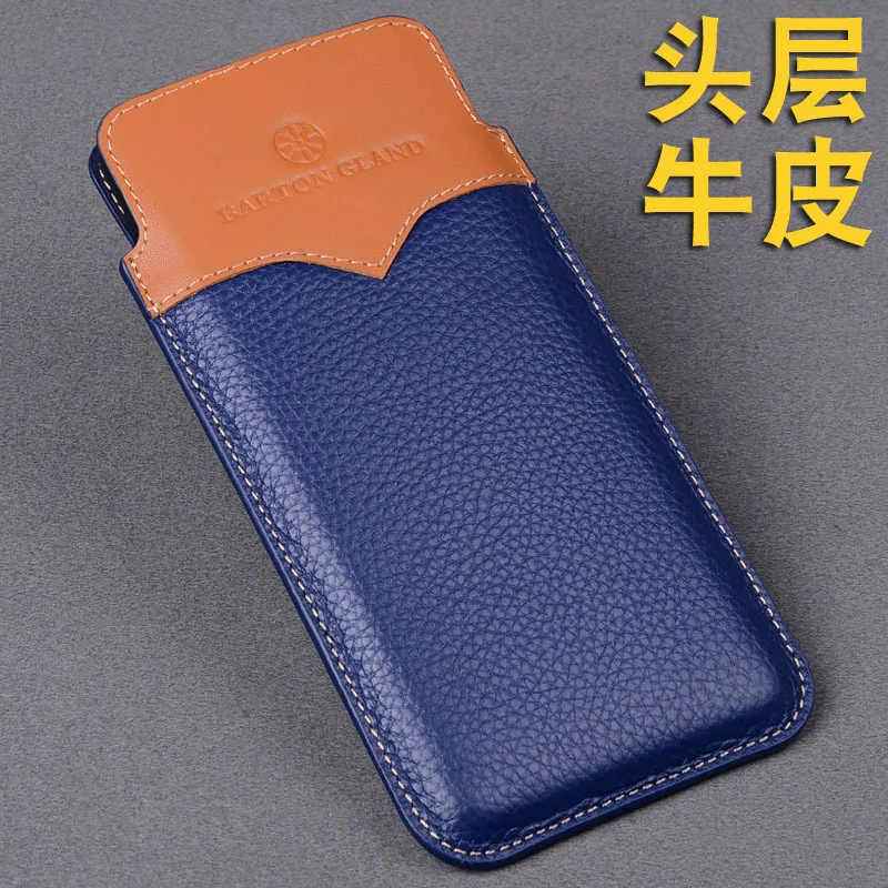 

Hot New Luxury Phone Pouch Sleeve For Samsung Galaxy S21 Plus Case Genuine Leather Case For Samsung S21 Ultra Protector