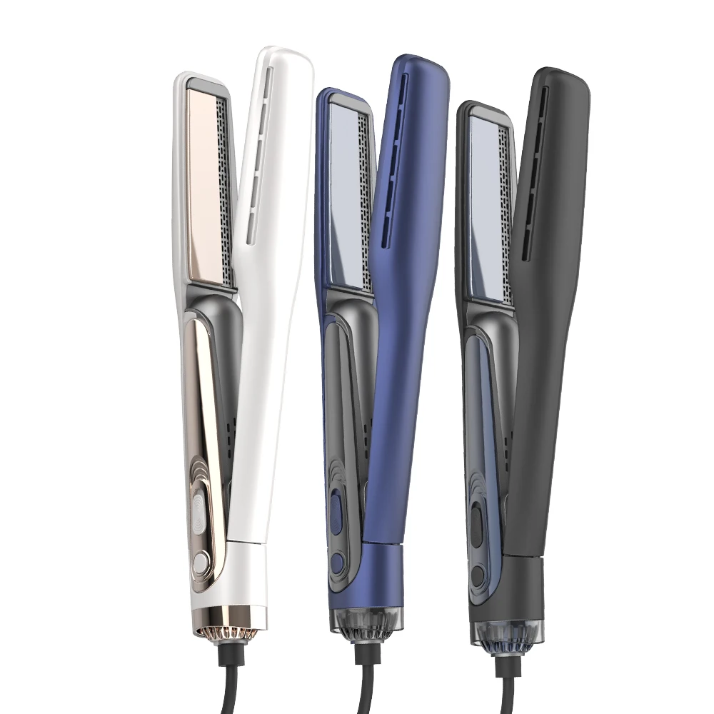 

2-in-1 Flat Iron Hair Straightener and Hair Dryer Hot Air Styler, Use Air to Transform Hair from Wet to Dry Style