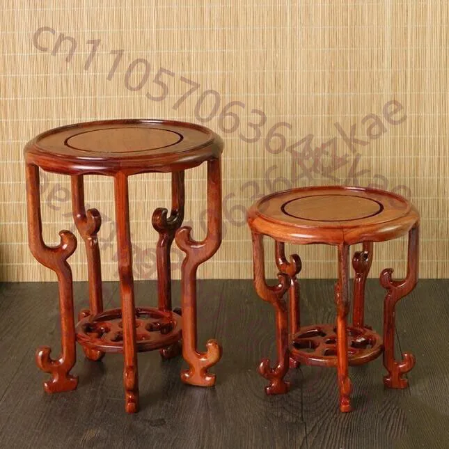 

Подставка для бонсай из палисандра, керамический чайник, каменная ваза, подставка для цветов, декоративные изделия