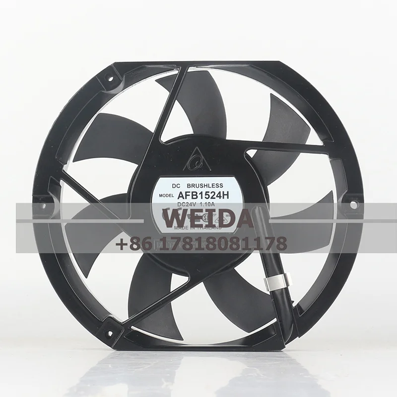 DELTA DELTA 170*150*25MM 24V 1.10A AFB1524H 17 cm double ball high air volume inverter cooling fan