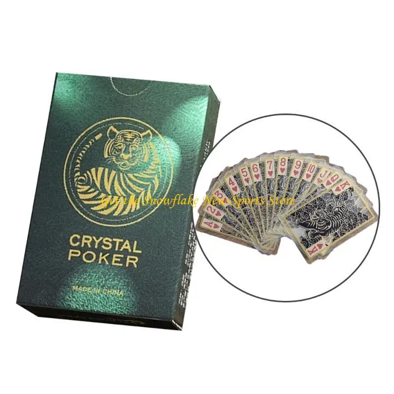 

E56D PVC Waterproof Playing Card Clear Plastic Table Game Card Portable Small Card for Home, Travel or Table Games