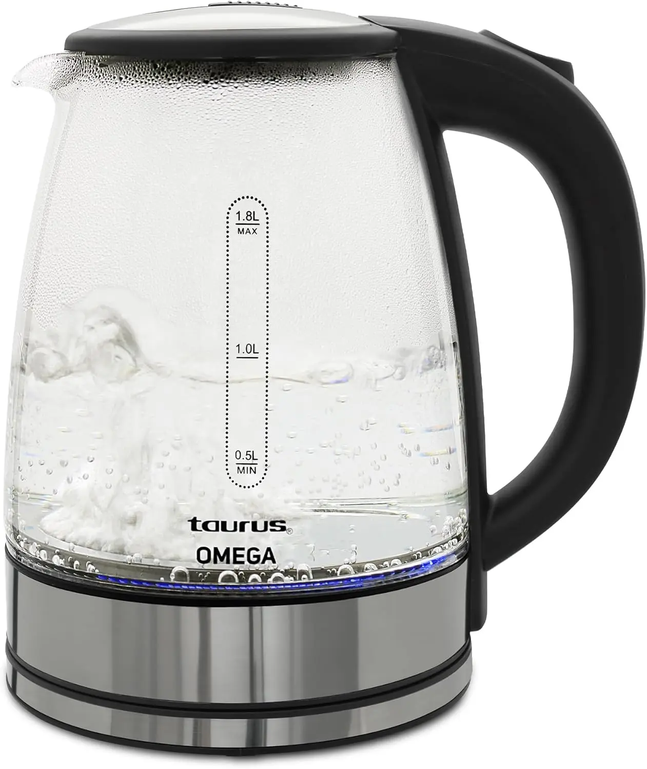 

Беспроводной электрический чайник — бойлер для горячей воды из нержавеющей стали емкостью 1,7 л. | Быстрое кипячение, 360° ° Поворотное основание, автоматическое отключение, без BPA