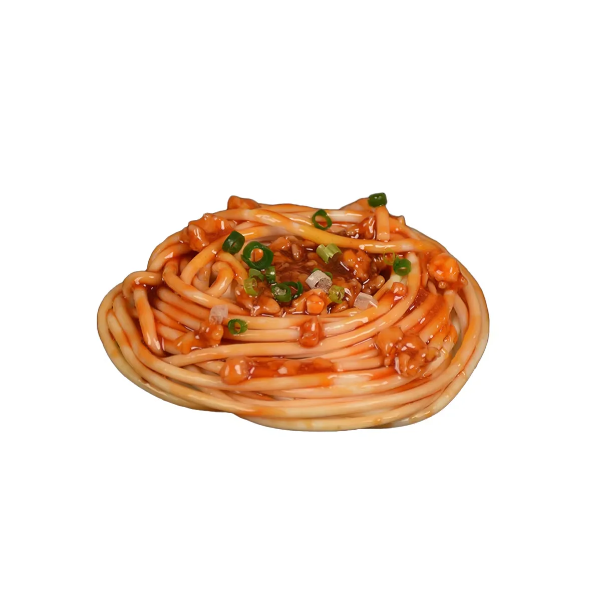 1 Stück 9,5cm Künstliche PVC-Garnelen Pasta Restaurant-Dekoration Gefälschte Nudeln Lebensmittel-Display Spaghetti DIY-Requisiten Geschenk – Detail 7