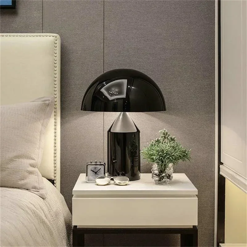 Lampe de Table LED champignon moderne de luxe, Design nordique, Protection des yeux, pour salon, chambre à coucher, étude, décoration de maison haut de gamme