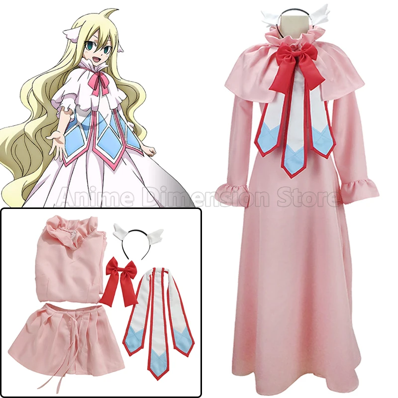 

Mavis Vermilion Cosplay Costumes Dress Anime Fairy Tail Uniform Halloween Carnival Party Dressing For Women