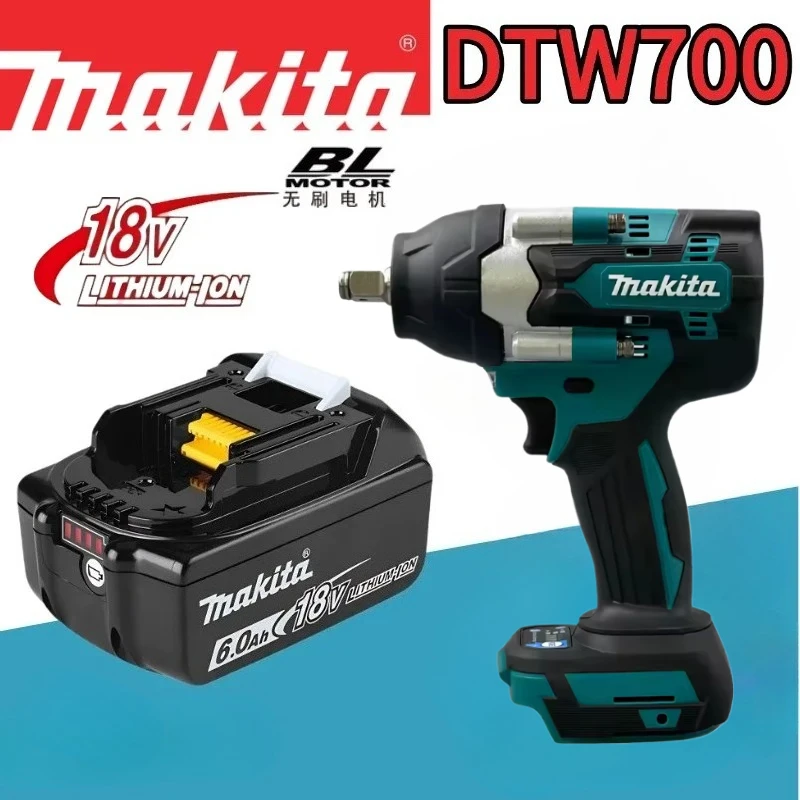 

Makita DTW700 Torque Wrench ToolBrushless Electric Wrench Cordless Drill Screwdriver Large Torque 18V Power Tool