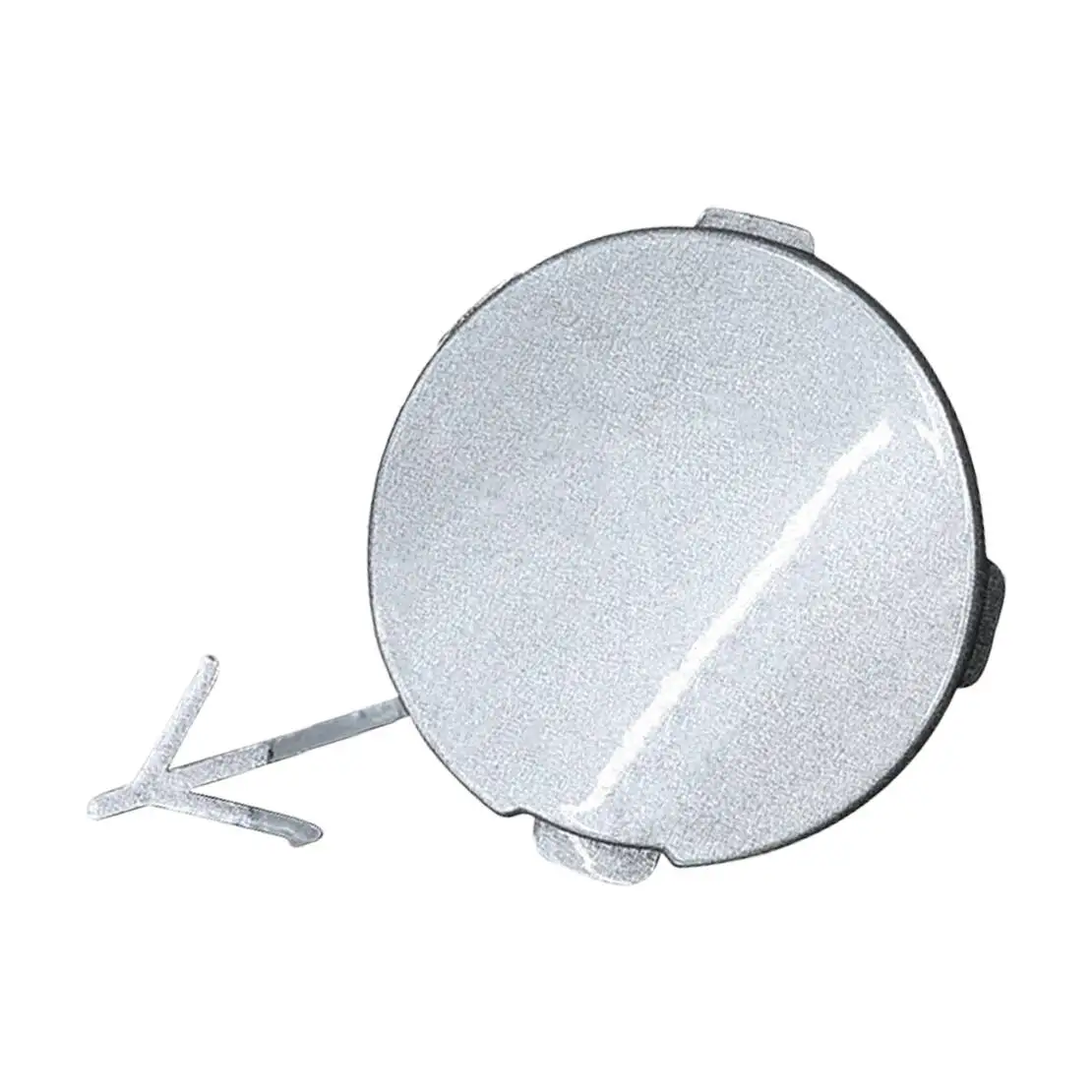 57731VA320  Silver Front Bumper Tow Towing Eye Hook Hole Bezel Cover Cap Lid Painted Fit For Subaru WRX STI 2018 2019 2020 2021