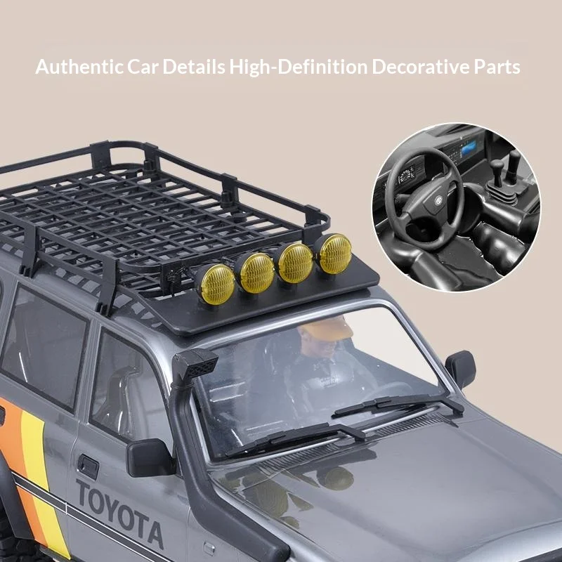 

FMS 1/10 FCXLC80 officially authorized off-road climbing vehicle with high and low speed remote control for simulation crossing