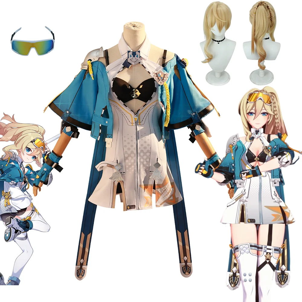 

Honkai Impact 3 Durandal Cosplay Costume Carnival Uniform Adult Anime Women's Masquerade Game Halloween Party Outfit