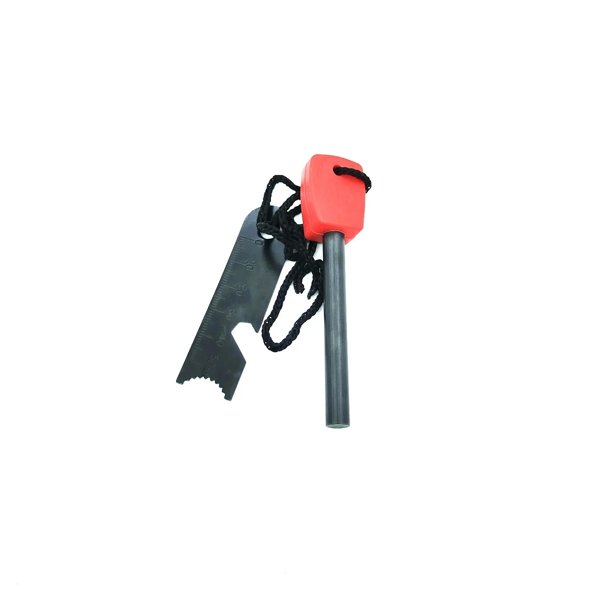 Nieuwe Wilderness Survival draagbare vuursteenset - Magnesium Fire Starter Stick met houten handvat voor kamperen buitenuitrusting