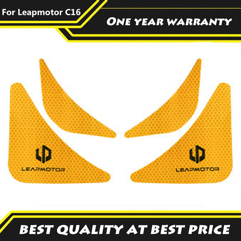 

Для Leapmotor C16 2024 2025 2026 светоотражающая предупреждающая наклейка на дверь автомобиля, ночник, открытие двери, наклейка с напоминанием о безопасности от столкновений