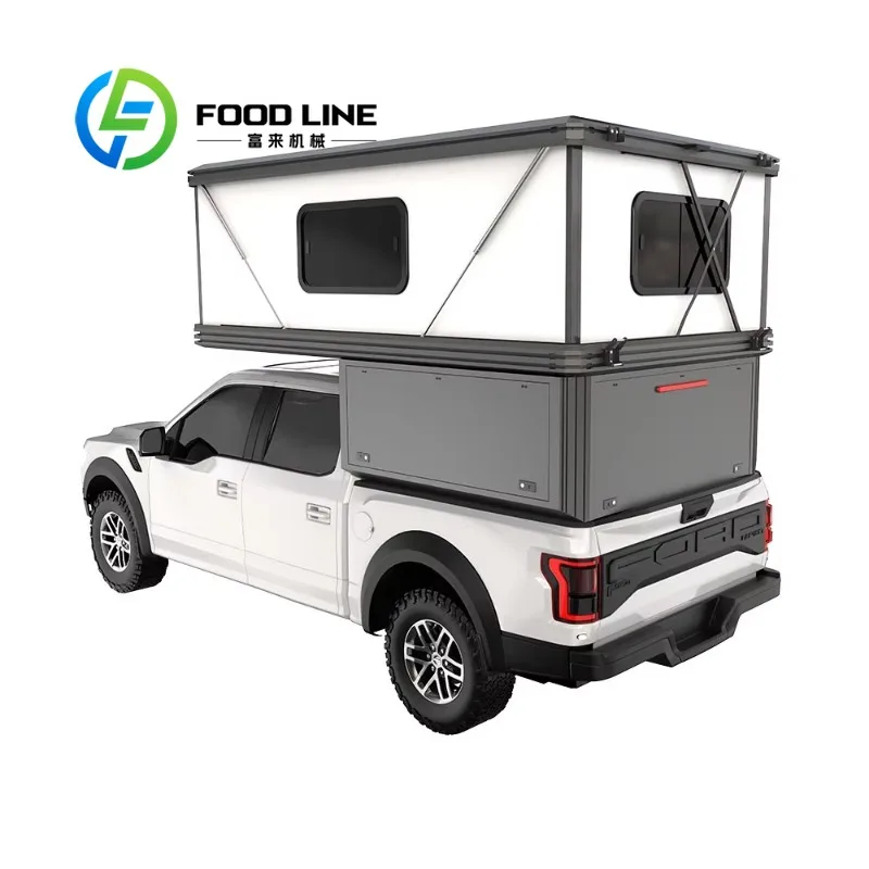 Pop Up Truck Bed Camper Anti‑Mildew Inner Liner Quick Disassembly For Wilderness Off‑Road Adventure, Expedition Truck Camper