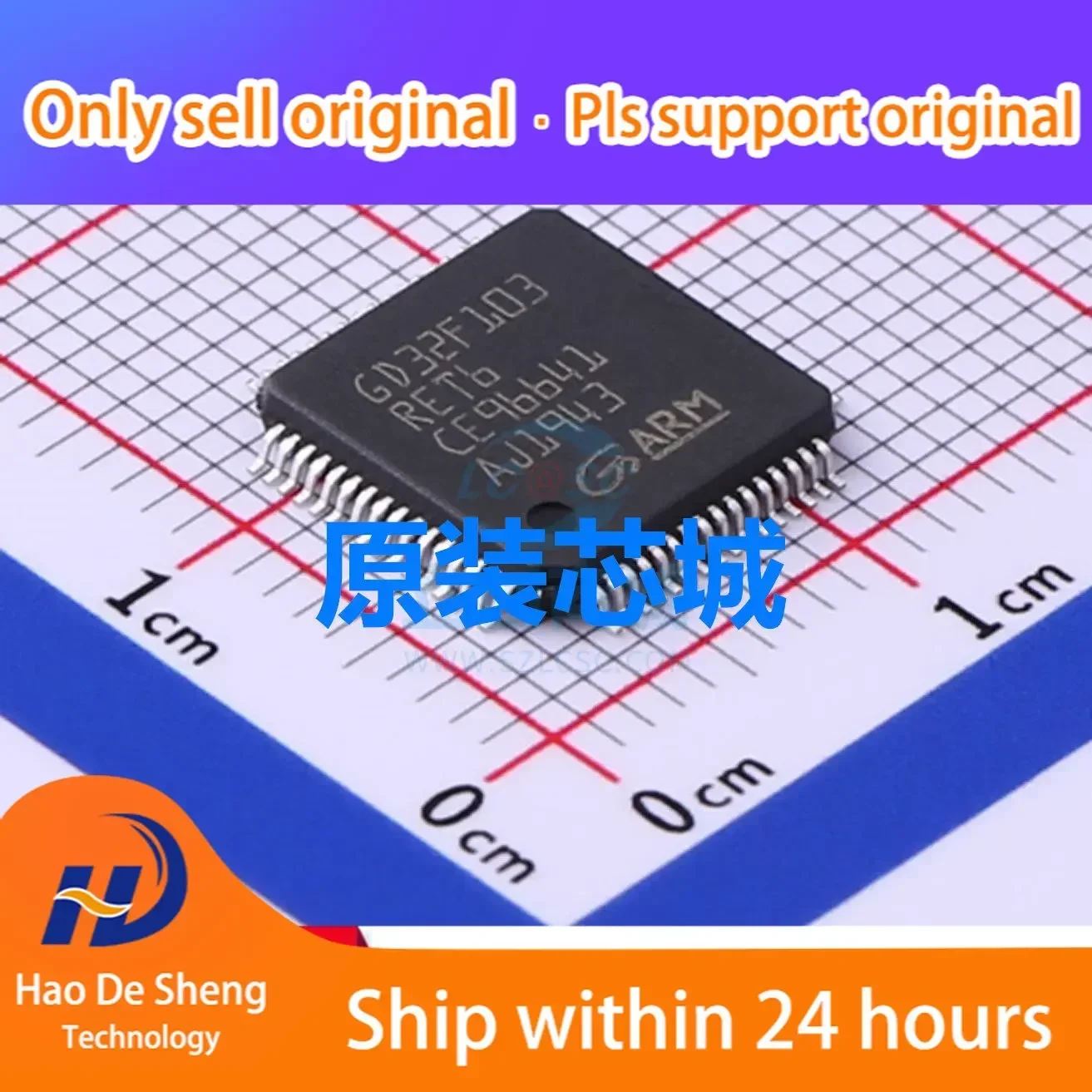 

10 шт./лот GD32F103RET6 LQFP-64 новый оригинальный в наличии