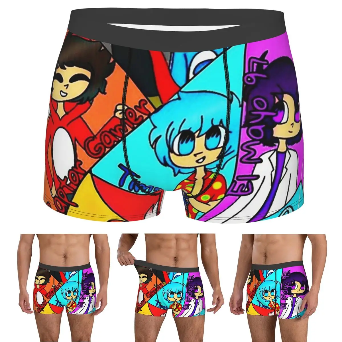 

Boxer Underpants Shorts Compas Family Panties Men Breathable Underwear for Homme Man Boyfriend Gifts