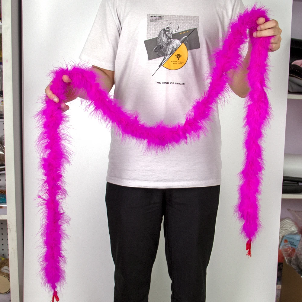 Boa En Plumes De Marabout 2 Mètres – Blanc Pour Mariage, Cosplay, Photo Ou Accessoire De Soirée – Poids 25 G