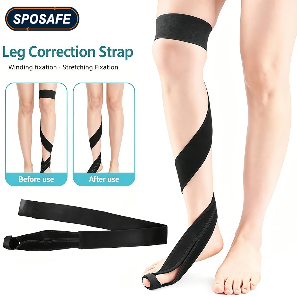 1/2Pcs Child O/X Leg Type Adjustable Correction Belt, Thigh Internal/External Rotation Fixation for Walking Posture Corrector