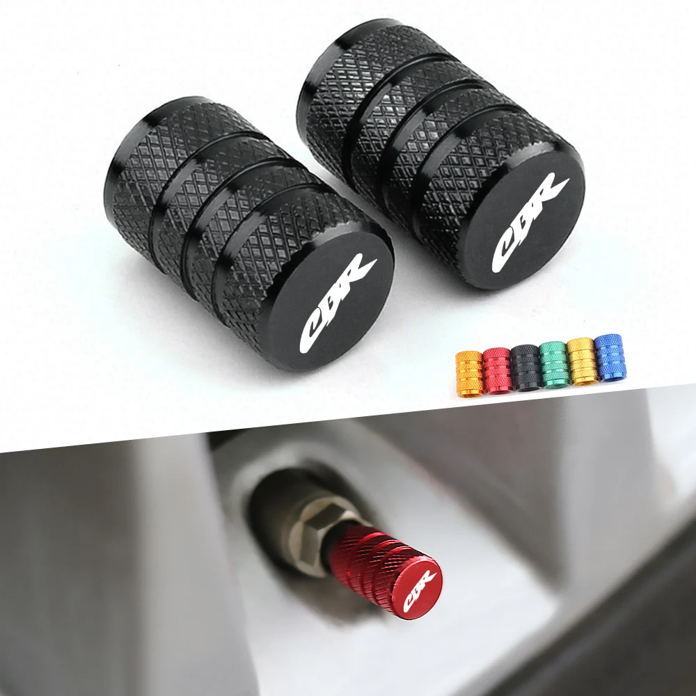 

1Pair Senior CNC Aluminum Motorcycle Wheel Tire Valve Stem Caps Airtight Cover For HONDA CBR500R CBR 500R cbr 500r cbr500r