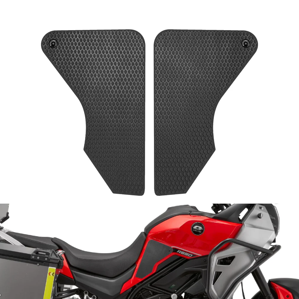 For QJMotor SVT650X SVT650 2025 2026 Motorcycle Tank Traction Pad Anti Slip Sticker Gas Knee Grip Protector