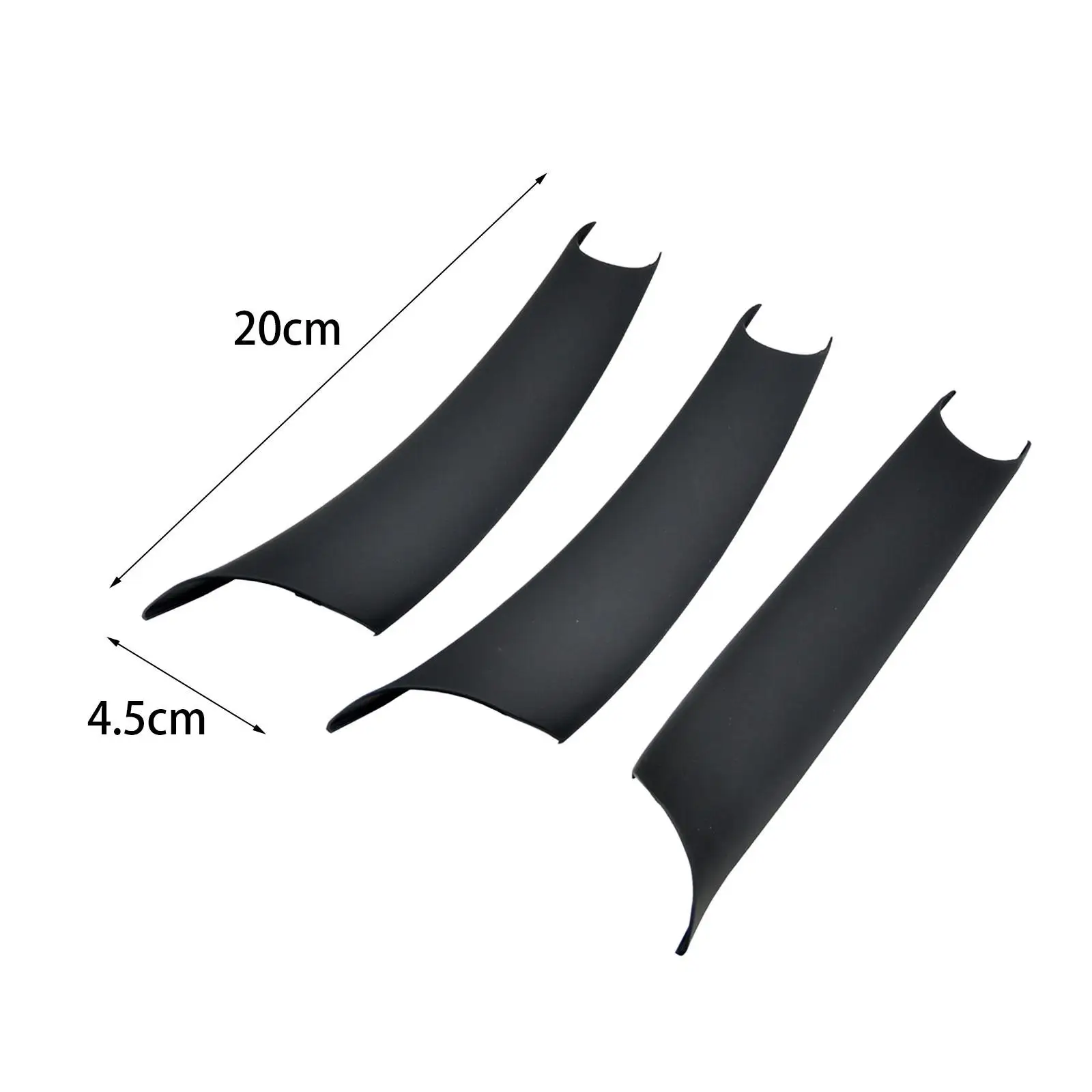 3x Copri maniglia per portiera per auto Accessori auto Installazione semplice Decorazioni per auto Coperture protettive per decorare sostituisce per BMW x5 2008-2013
