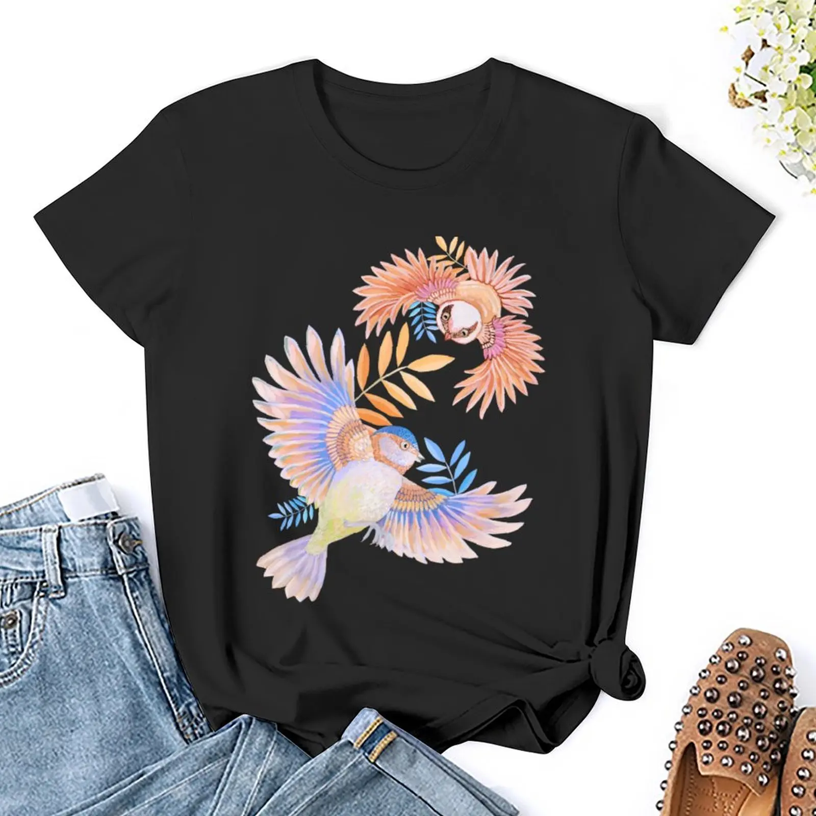 Birds of Paradise T-Shirt kawaii clothes shirts graphic tees anime clothes vintage clothes new edition t shirts for Women