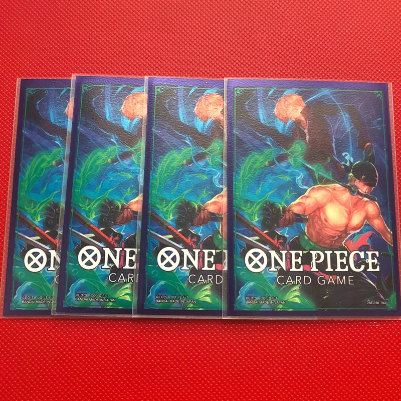 حار الرسمية قطعة واحدة حافظة بطاقات 70 قطعة 66x92 مللي متر زورو سانجي ، أنيمي الأكمام الواقية لعبة ببطاقات ورقية هدية للأطفال جامعي