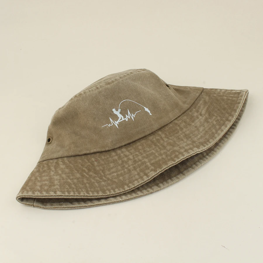2026 New Fisherman Hat Vintage Denim Bucket Hats Outdoor Men Fishing Washed Cotton Panama Hat Fashion Hip Hop Gorros Bob Hat 2