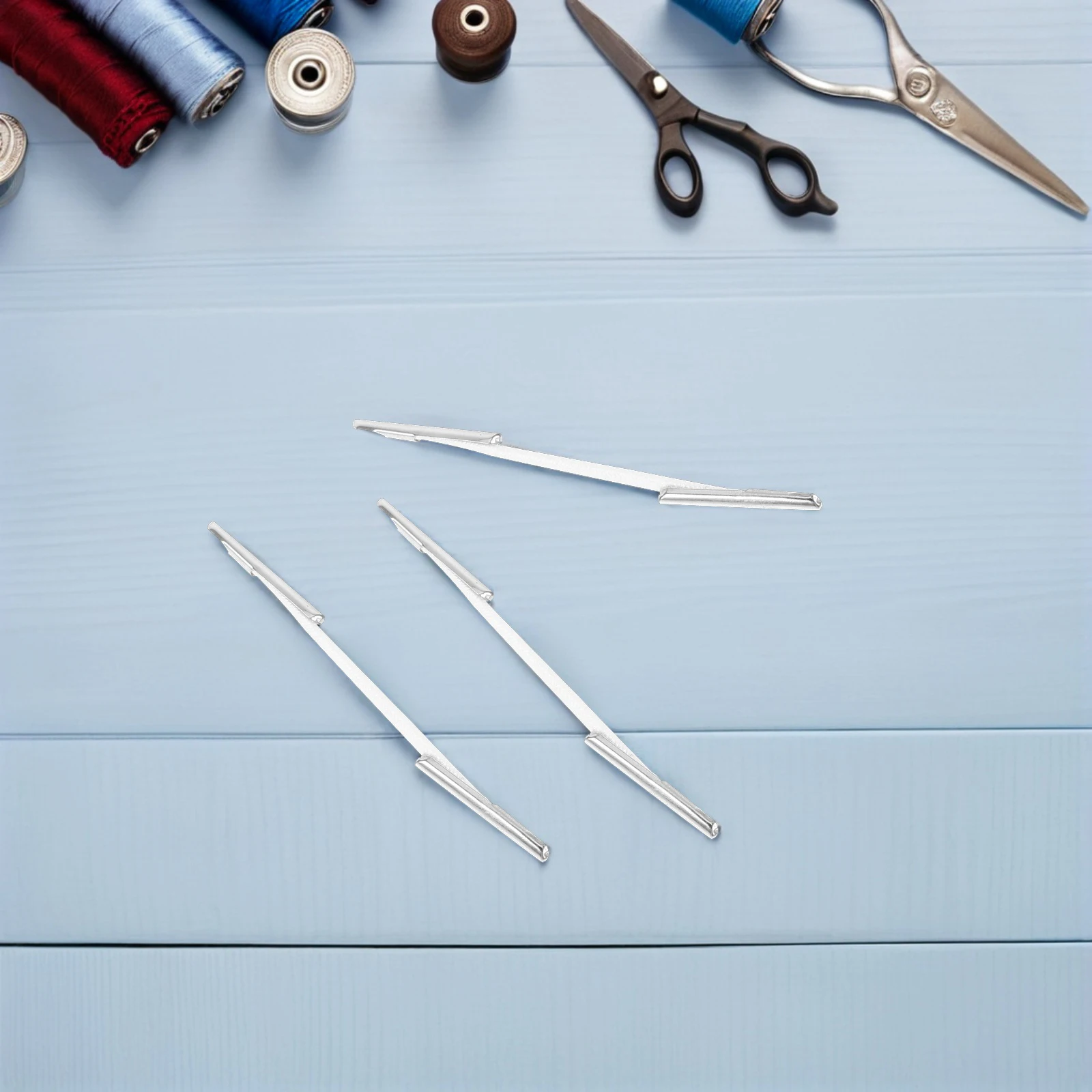 100pcs Barbed Elastic Bands Metal Ends Stretch Cord Sewing Crafts Book Binding Adjustable Soft Rope Hat Fixing Diy Projects