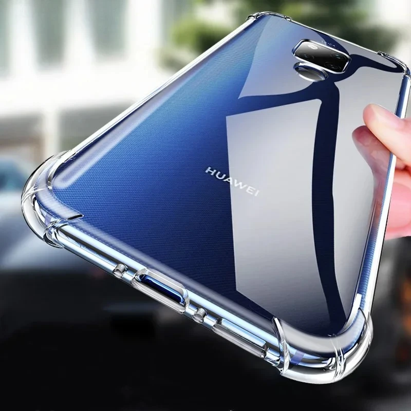 

Чехол для Huawei Mate 20 Mate 20 X P30 P20 Pro Y7 Y9 Prime 2019, силиконовый противоударный прозрачный защитный чехол для Huawei Nova 5