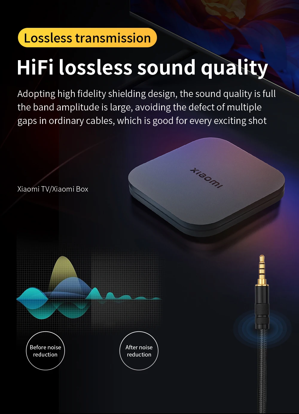 SPDIF Koaxialkabel HIFI 3,5mm 4-Pole Zu RCA SPDIF Koaxial Digital Audio Kabel HiFi Heimkino für Verstärker decoder XiaoMi – Detail 4