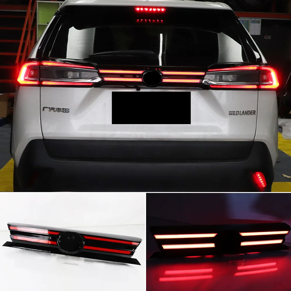 

For Toyota Wildlander Rear bumper light, fog light, turn signal light modification, LED through type tail light