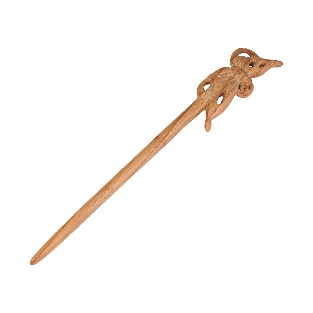 Hairpins Cloud Wave Shape Antler Flower Women Hanfu Hairpins Wooden Hair Sticks Chinese Hair Fork Korean Hair Clip