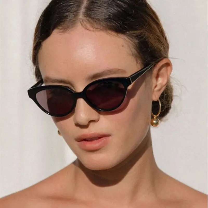 Cat Eye Sunglasses Women Men Shades Retro Cat Eye Sun Glasses Anti UV400 Vintage Travel Eyewear Female Oculos De Sol ﻿