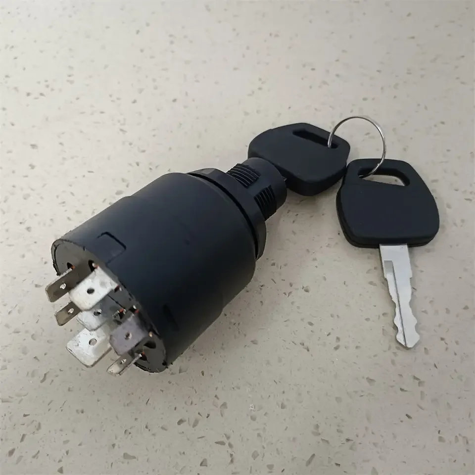 キースイッチ-7915492628-イグニッションスイッチ-スタートオンオフロック-リンデ電動フォークリフト-h25-h30-351-350-352-633用