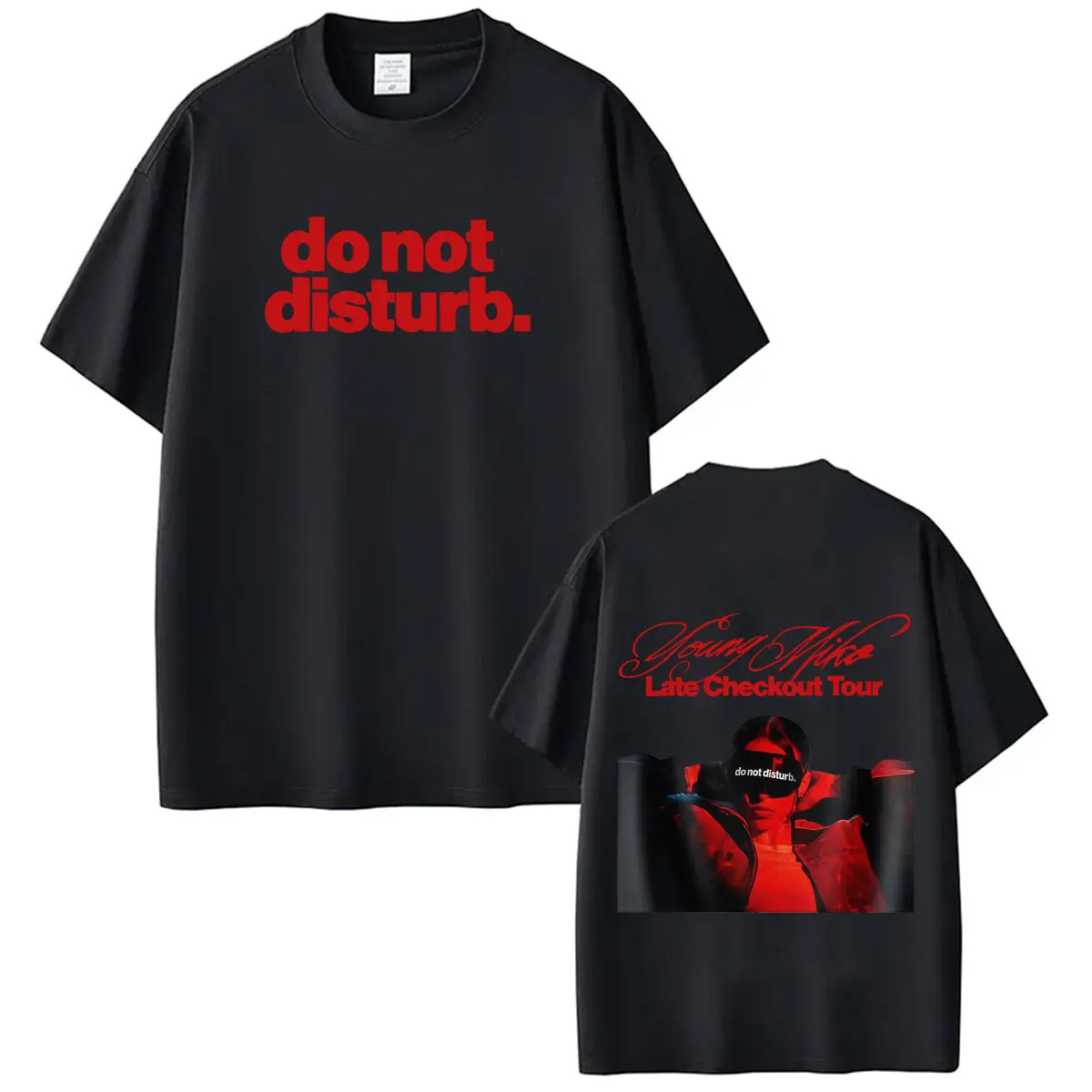 Young Miko Late Checkout Tour 2026 Bedrucktes T-Shirt für Herren und Damen Hip-Hop T-Shirts Kurzärmelige Lässige Baumwoll-Streetwear T-Shirts – Detail 7