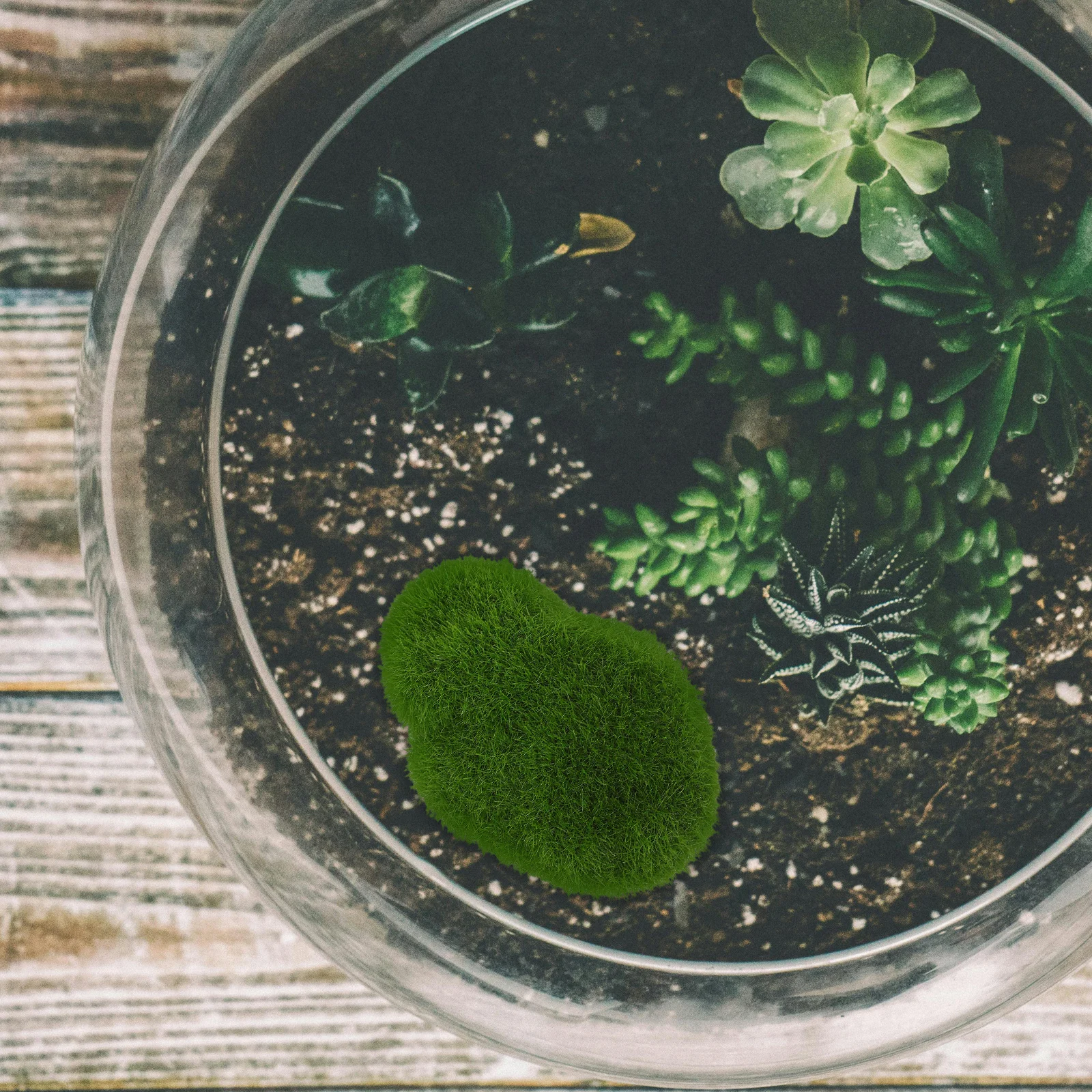 

10pcs Realistic Simulation Moss Stones Faux Artificial Moss Rocks For Potted Plants Home Decor Planter Filler Craft Vase