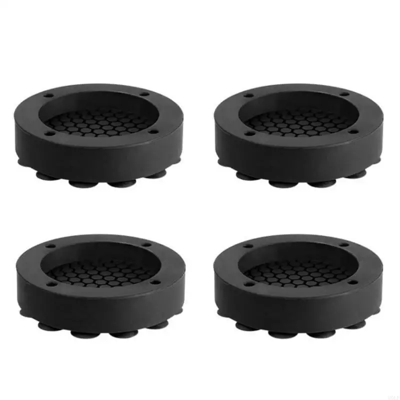 

MOLF 4 Pieces Furniture Lifting Washer Risers Furniture Risers Silicone Material