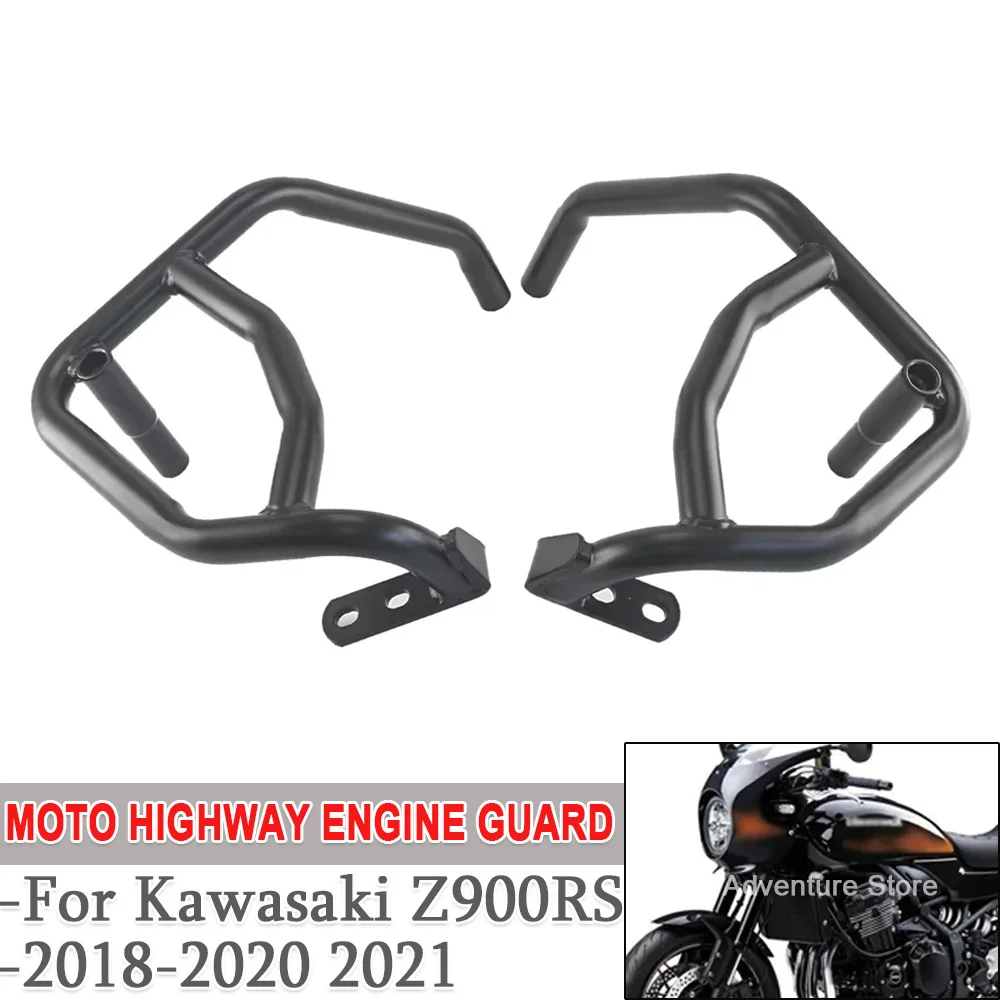 Motorcycle Bumper Frame Protection Bars Engine Guard Highway Crash Bars Bumper Protective Bar For Kawasaki Z900RS 2018-2020 2021